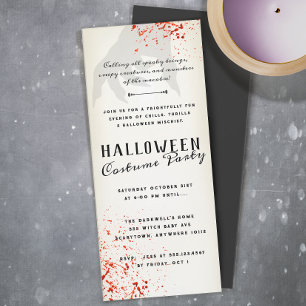 Blutspritzer-Erwachsene-Halloween-Party-Einladung Einladung