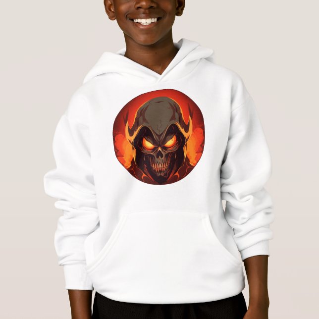 Blutstillender Sensenmann Hoodie (Vorderseite)