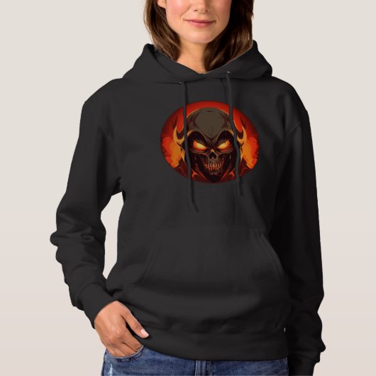 Blutstillender Sensenmann Hoodie (Vorderseite)