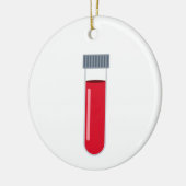 Bluttestrohr Keramik Ornament (Links)