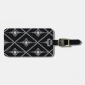 Bluttroth-Muster Gepäckanhänger (Vorderseite horizontal)