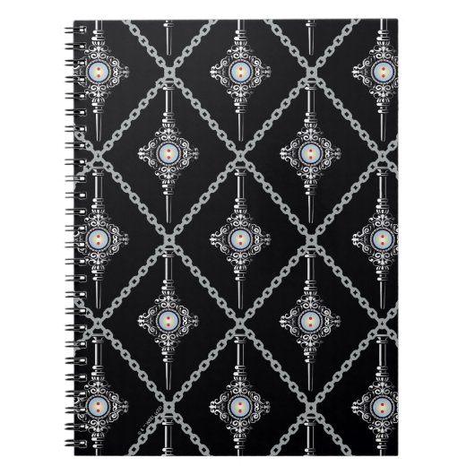 Bluttroth-Muster Notizblock (Vorderseite)