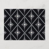 Bluttroth-Muster Postkarte (Vorderseite)