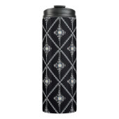 Bluttroth-Muster Thermosbecher (Vorderseite)