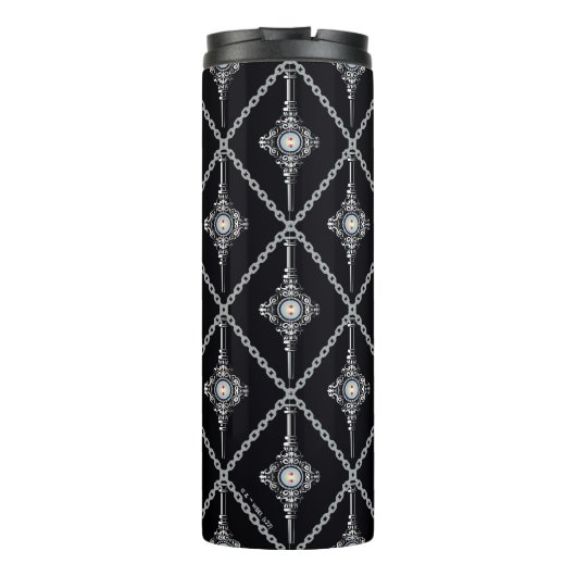 Bluttroth-Muster Thermosbecher (Rückseite)