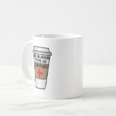 Bluttyp Kaffee Funny Mug Kaffeetasse (Vorderseite Links)