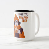 Bluttyp: Kürbisgewürz Zweifarbige Tasse (VorderseiteRechts)