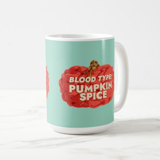 Bluttyp: Kürbisgewürzte Tasse (VorderseiteRechts)