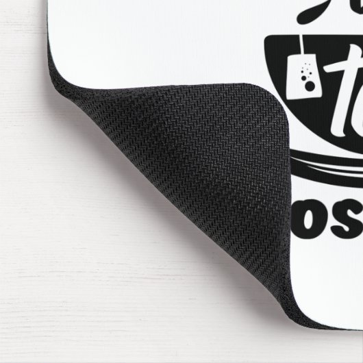 Bluttyp Tee Positive Funny Tee Lover Puns Mousepad (Ecke)