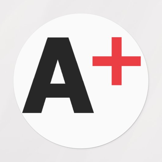 BLUTTYPEN ETIKETTEN (Design 1)