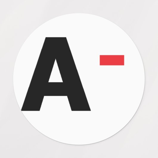 BLUTTYPEN ETIKETTEN (Design 2)