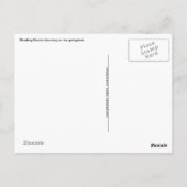 Blutung Foto Herzstück Postkarte (Rückseite)