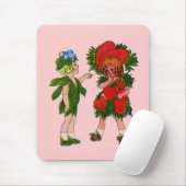 Blutung - Herz & Live-Forever Mousepad (Mit Mouse)