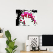 Blutung Herzklopfen Poster (Heimbüro)