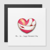 Blutung Herzrhythmusstörungen Magnetkarte (Vorne/Hinten)