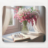 Blutung Herzschuppen mit Buch Mousepad (Vorne)