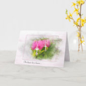 Blutung Herzsympathische Karte (Gelbe Blume)