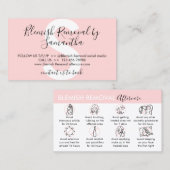 Blutung nach der Behandlung Visitenkarte (Vorne/Hinten)