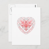 Blutung Postkarte (Vorne/Hinten)