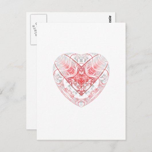 Blutung Postkarte (Vorne/Hinten)