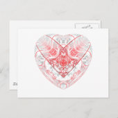 Blutung Postkarte (Vorne/Hinten)