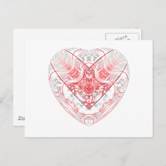 Blutung Postkarte (Vorne/Hinten)