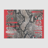 Blutung Python Skin Gory Rotes Blut Halloween Yuk Seidenpapier (Vorderseite)