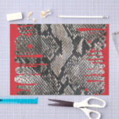 Blutung Python Skin Gory Rotes Blut Halloween Yuk Seidenpapier (Handwerk)