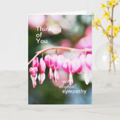 Blutungen Herz-Blume Sympathie-Karte Karte (Gelbe Blume)