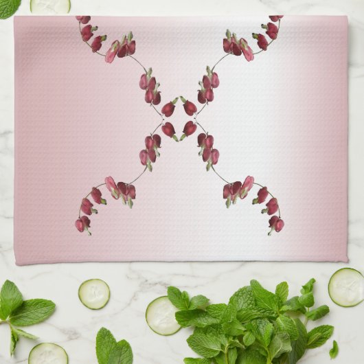 Blutungen Herz Handtuch (Gefaltet)