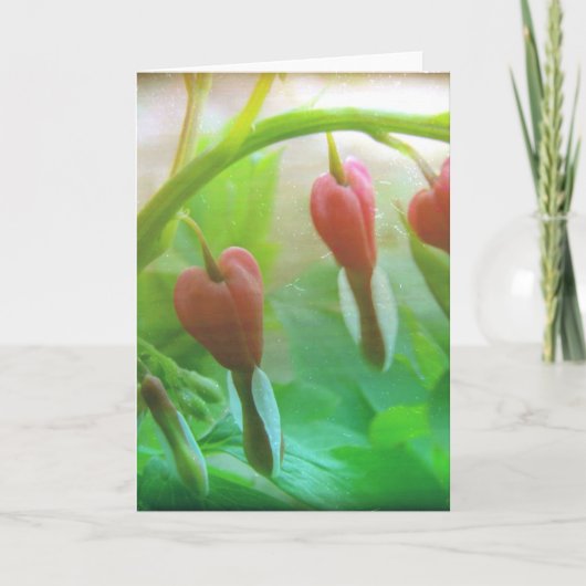 Blutungen Herz Karte (Vorderseite)