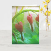 Blutungen Herz Karte (Gelbe Blume)