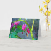 Blutungen Herz Karte (Gelbe Blume)