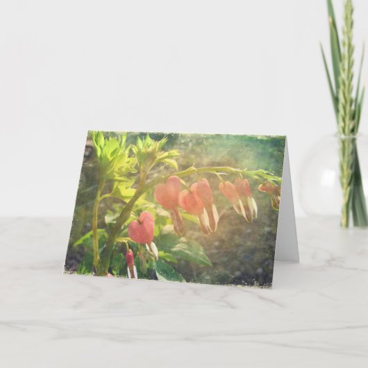 Blutungen Herz Karte (Vorderseite)