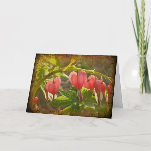 Blutungen Herz Karte (Vorderseite)