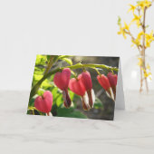 Blutungen Herz Karte (Gelbe Blume)