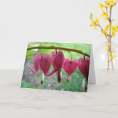 Blutungen Herz Karte (Gelbe Blume)