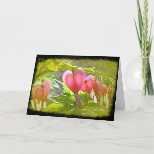 Blutungen Herz Karte (Vorderseite)