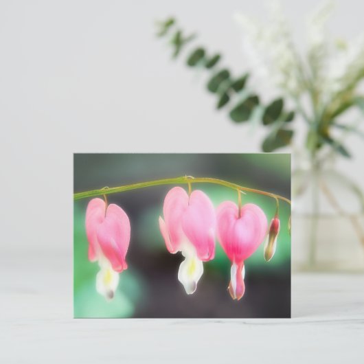 Blutungen Herzen Postkarte (Stehend Vorderseite)