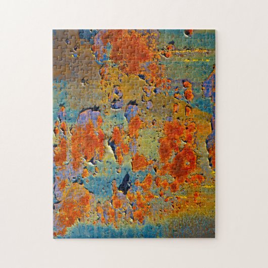 Blutungsfarben 100 Jahre Rost und Farbe Puzzle (Vertikal)