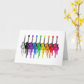 Blutungsgitarren Karte (Gelbe Blume)