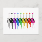 Blutungsgitarren Postkarte (Vorderseite)