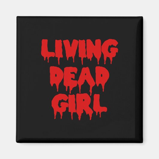 Blutvergießen Halloween Zombie Film Leben tot Magnet (Vorne)