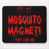 Blutvergießen Moskito Magnet sie Liebe mir Mousepad (Vorne)