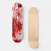 Blutvergießender Spritzer Skateboard (Vorderseite)