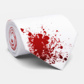 Blutverschmierte Krawatte (Gerollt)