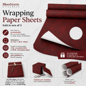 Blutwarme Stille Geschenkpapier Set