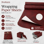 Blutwarme Stille Geschenkpapier Set