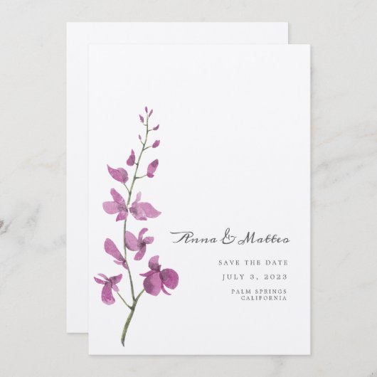 Blutwäsche Save the Date (Vorne/Hinten)