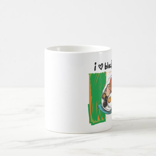 Blutwurst des Herzens I! Kaffeetasse (Mittel)